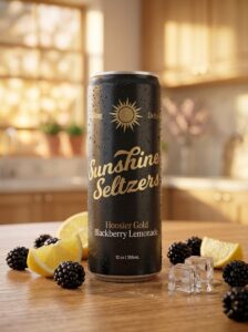 Sunshine Seltzer Blackberry Lemonade 25mg 4-pack